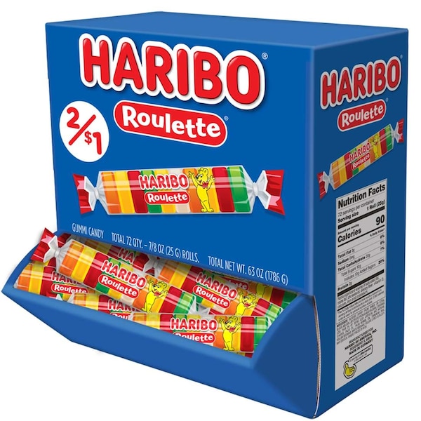 Haribo Roulette Box .88 Oz., PK432